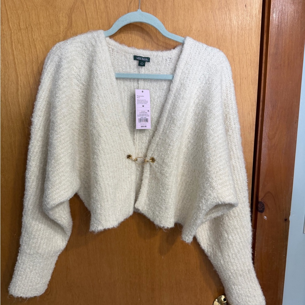 Wild Fable Cream Knit sweater